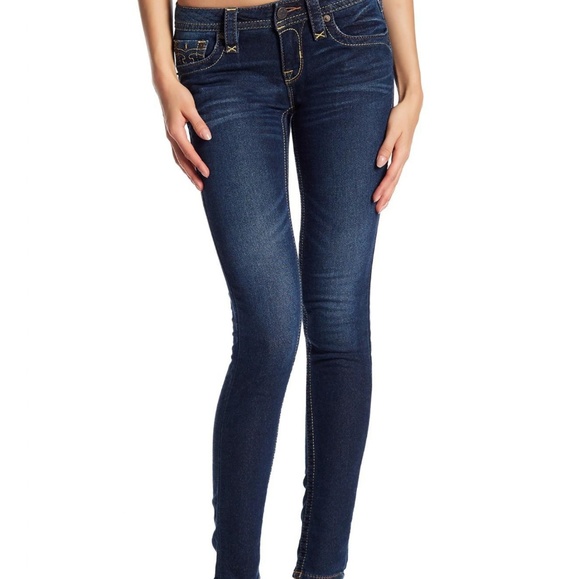 ♥️SOLD♥️ Rock Revival Skinny Jean's - Picture 2 of 5